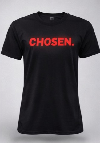 Chosen Shirt | Inspirational Graphic Tee | Faith Based Streetwear | Motivational Minimalist Shirt | Live With Purpose Tee | Unisex Empowerment Shirt