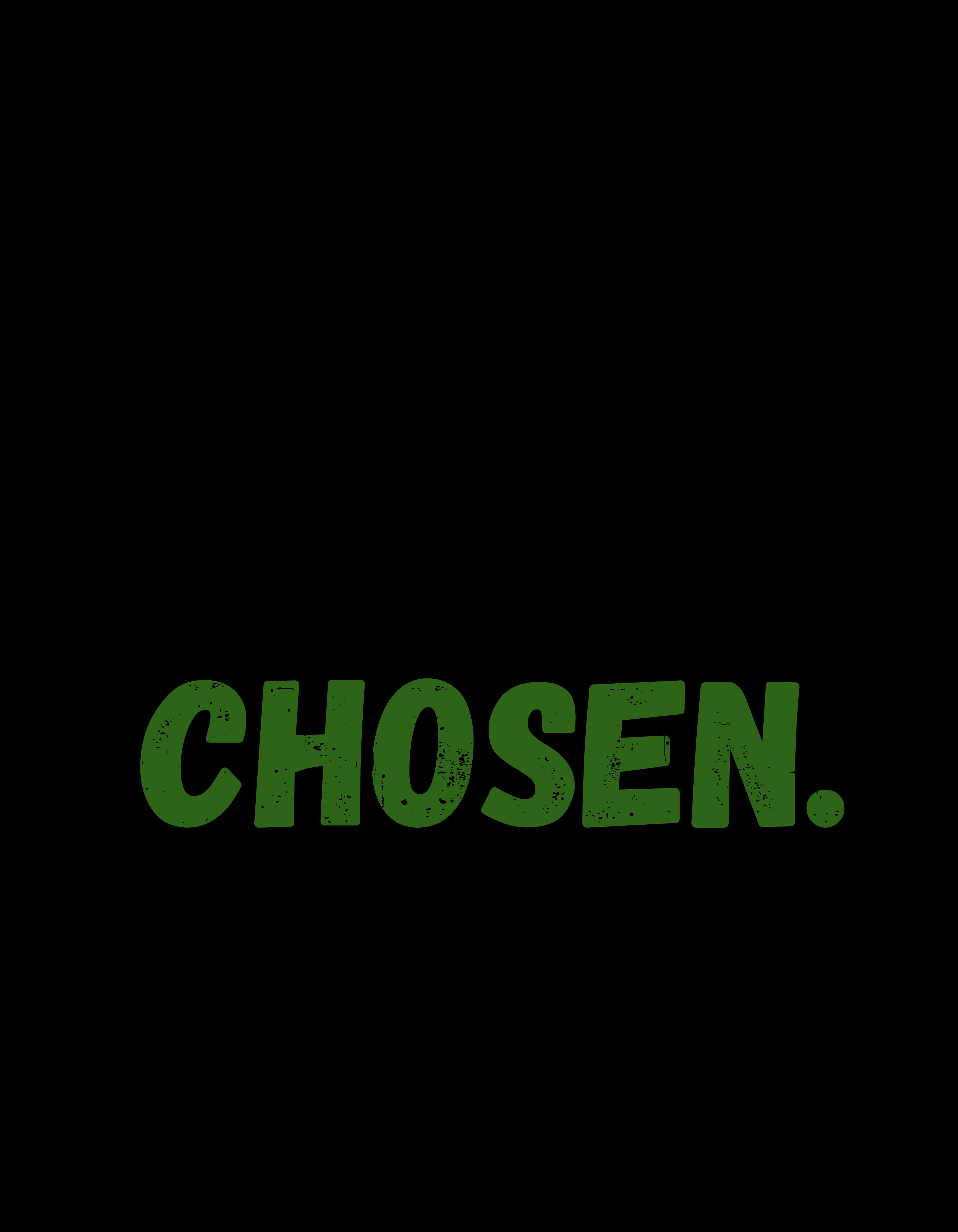 Chosen Shirt | Inspirational Graphic Tee | Faith Based Streetwear | Motivational Minimalist Shirt | Live With Purpose Tee | Unisex Empowerment Shirt