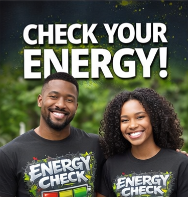 Energy Check – Check Your Energy Before You Approach Me Graphic T-Shirt