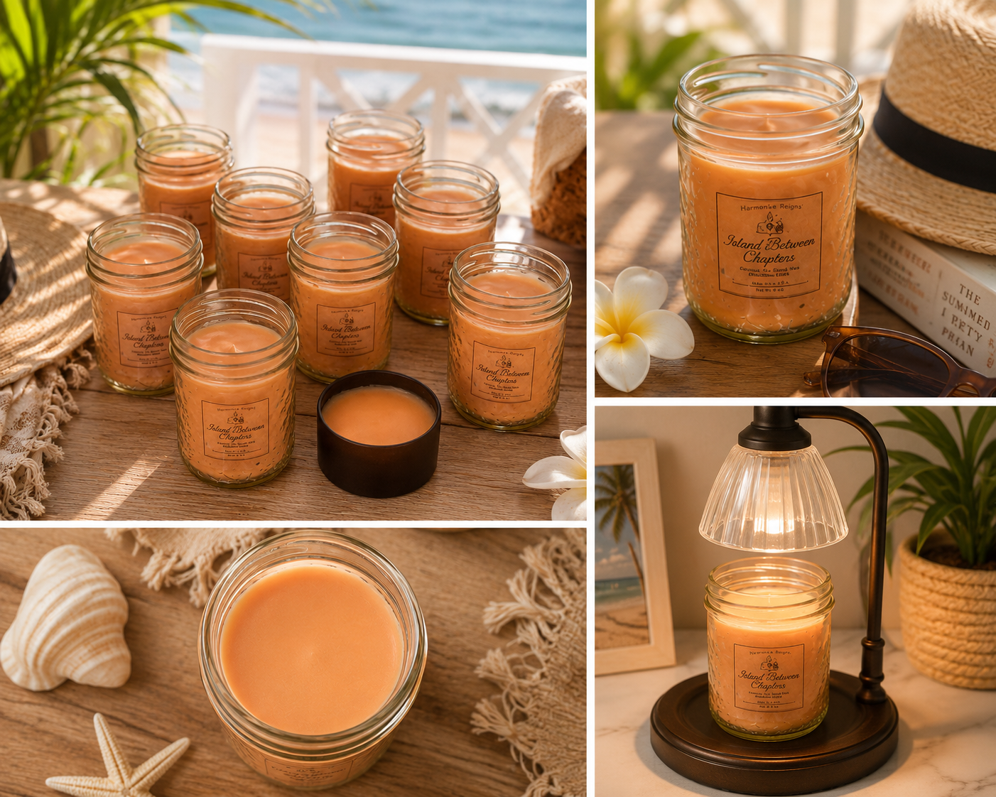 Island Between Chapters | Wickless Candle - Large