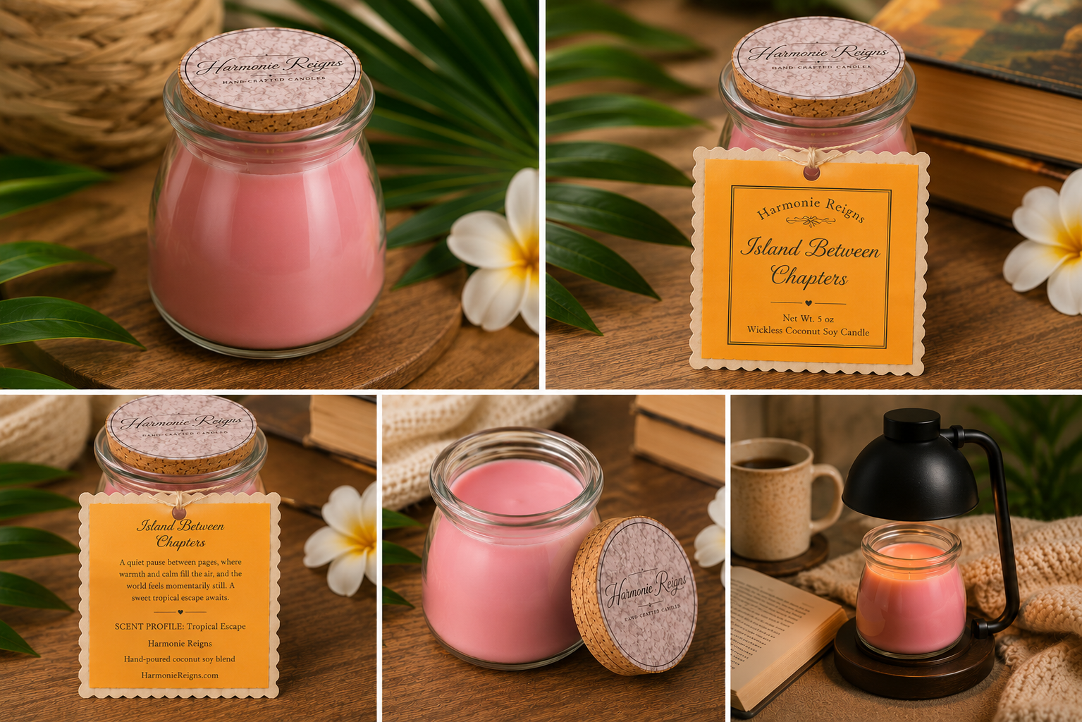 Island Between Chapters | Wickless Candle - Small